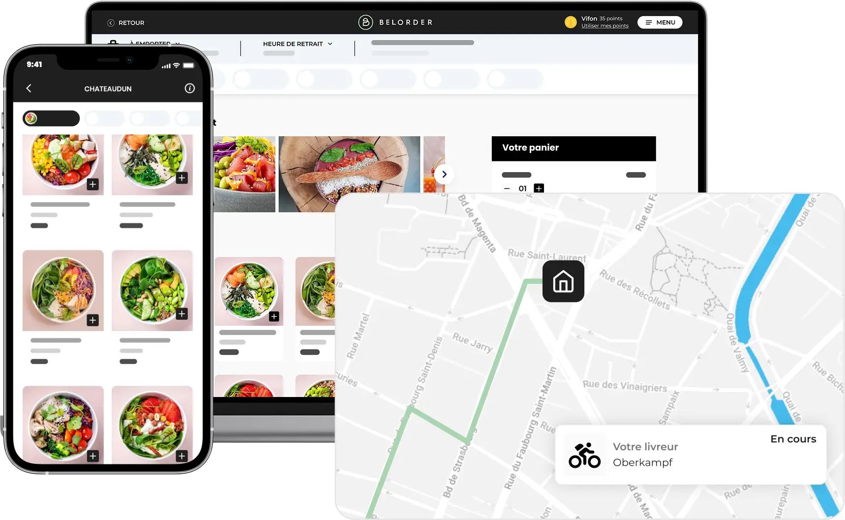 Belorder - Livraison Uber Direct